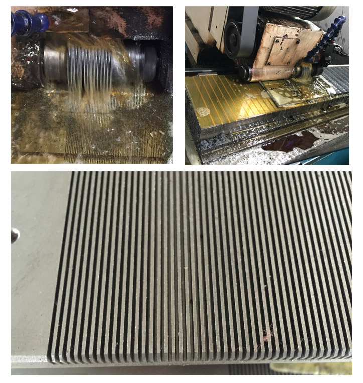 電腦橫機針板銑槽加工